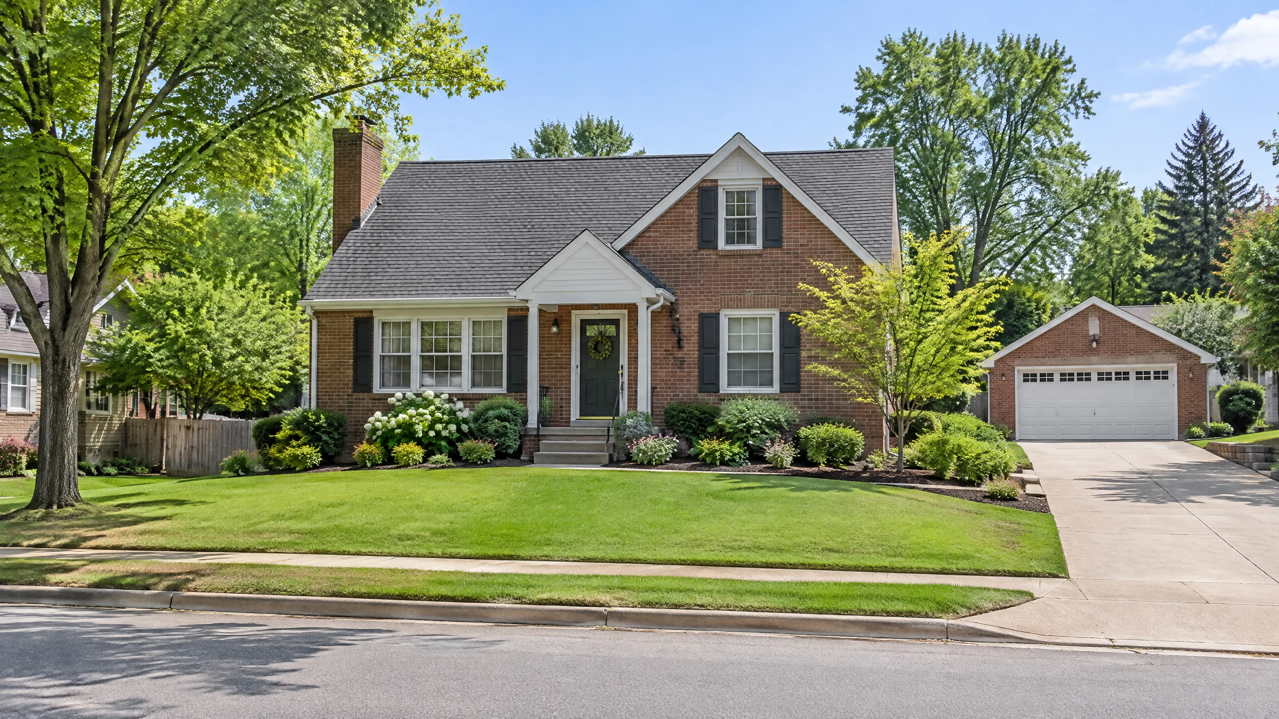 AI-generated illustration of a representative home in Fairfield Township, Ohio, for Five Star home inspections