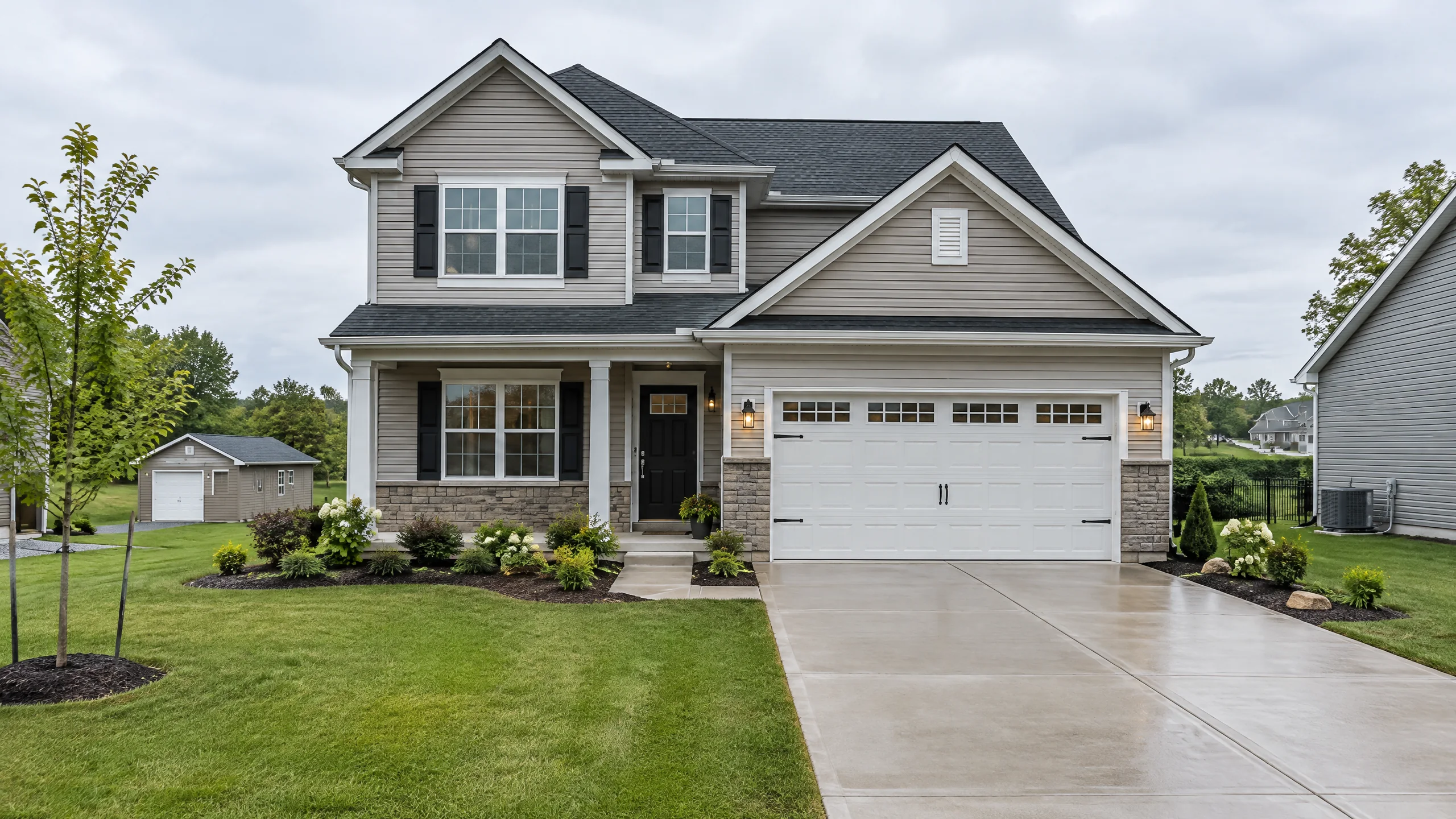 AI-generated illustration of a representative home in Goshen Township, Ohio, for Five Star home inspections