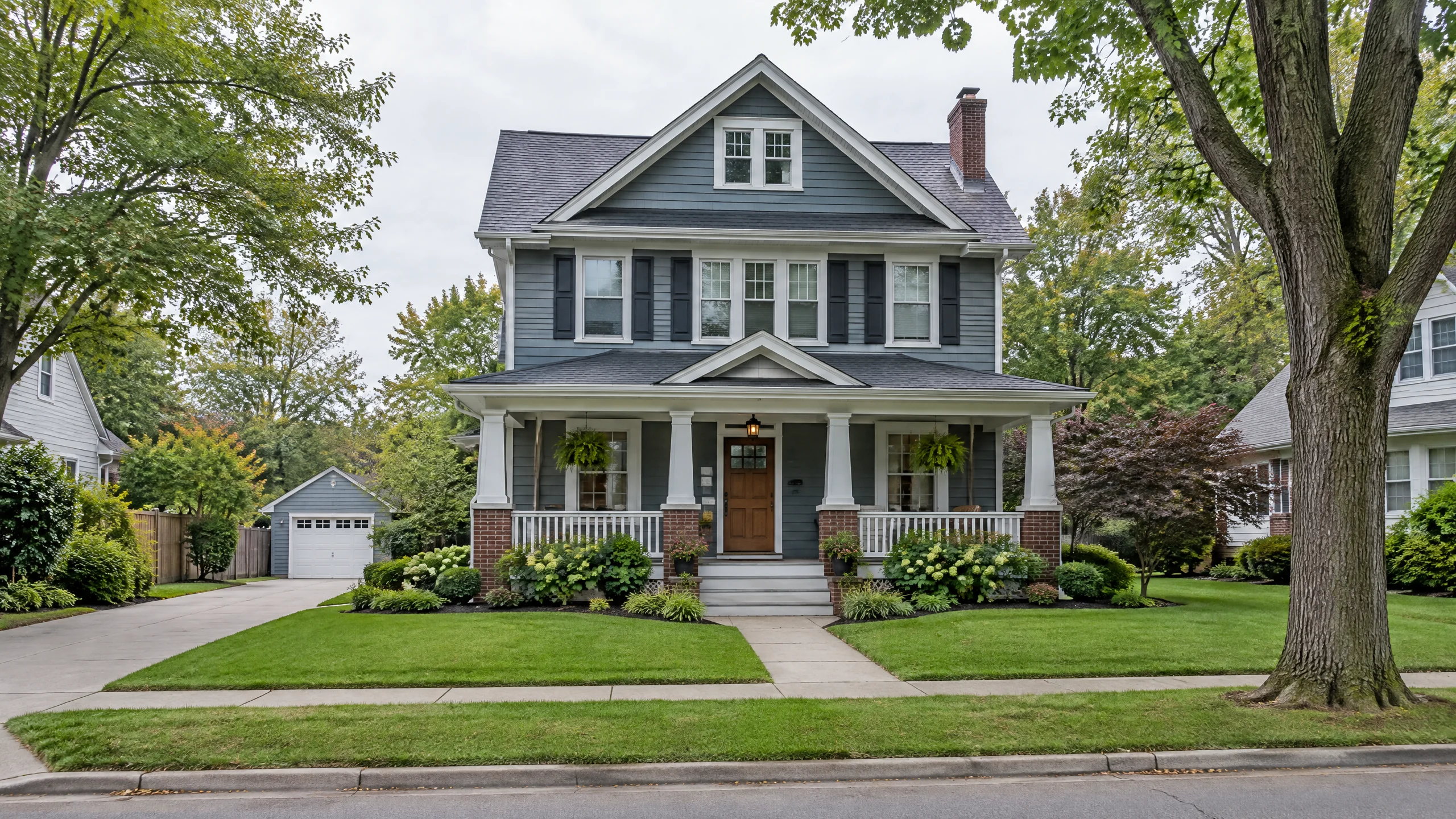 AI-generated illustration of a representative home in Liberty Township, Ohio, for Five Star home inspections