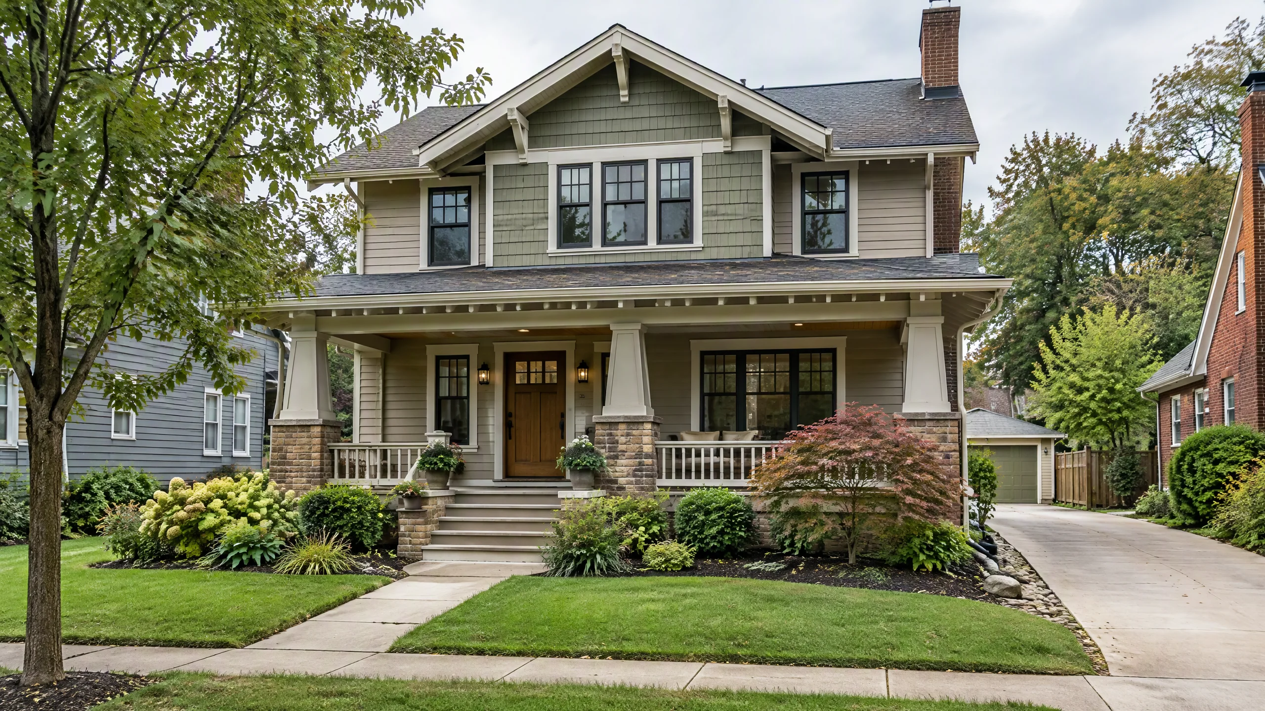 AI-generated illustration of a representative home in North College Hill, Ohio, for Five Star home inspections