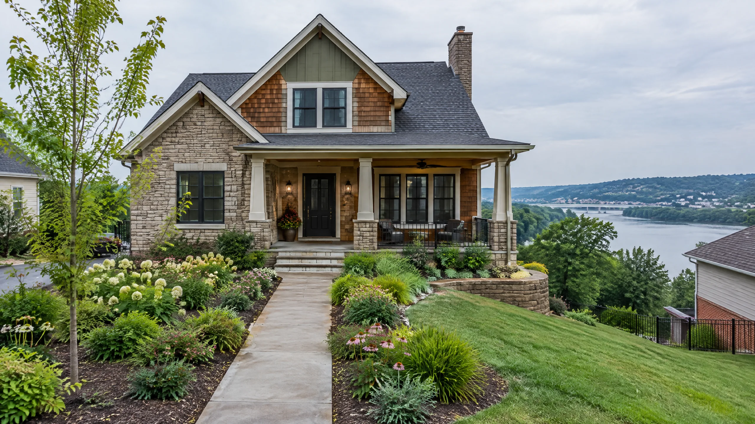AI-generated illustration of a representative home in Ryland Heights, Kentucky, for Five Star home inspections