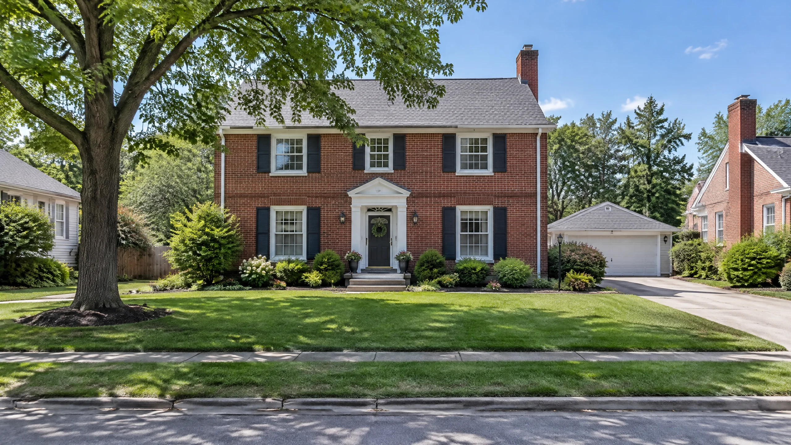 AI-generated illustration of a representative home in Sharonville, Ohio, for Five Star home inspections