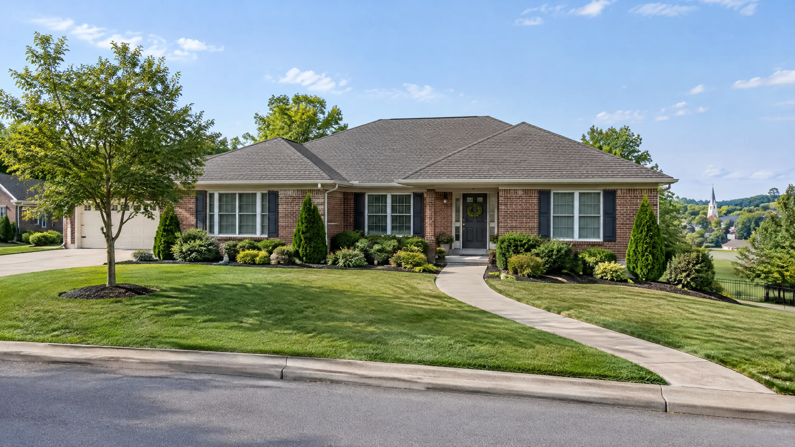 AI-generated illustration of a representative home in South Lebanon, Ohio, for Five Star home inspections
