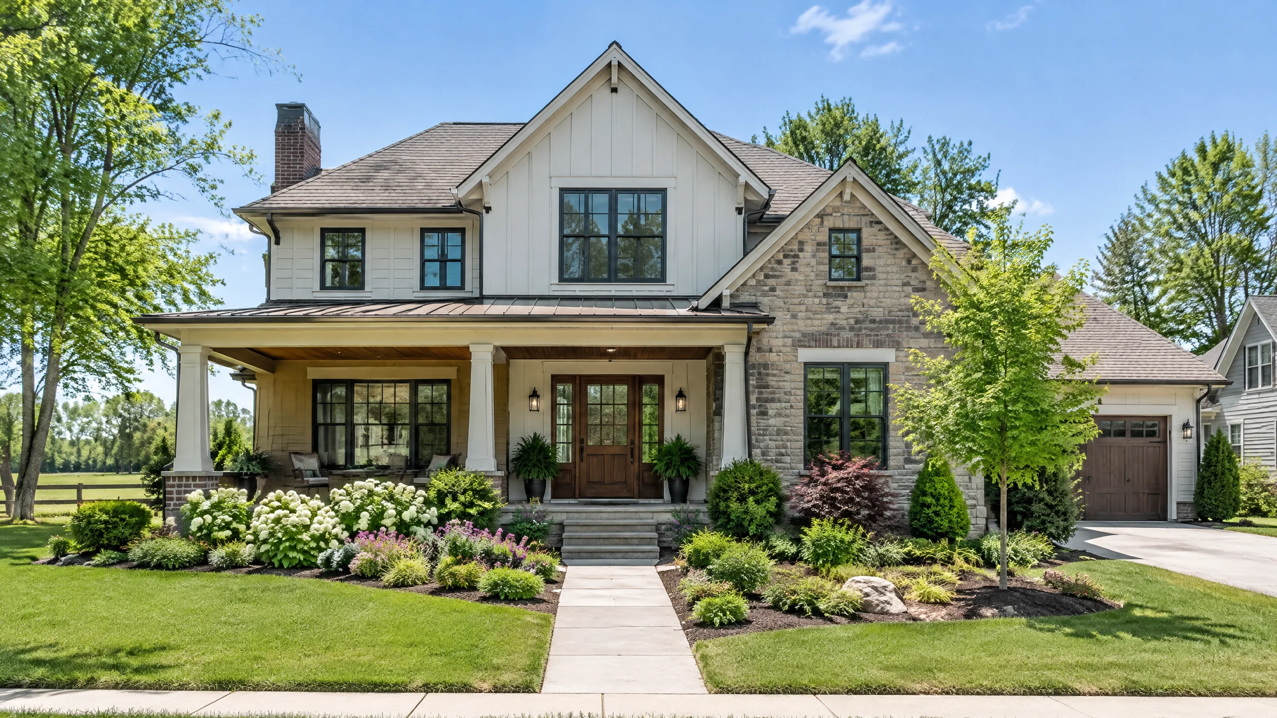 AI-generated illustration of a representative home in Symmes Township, Ohio, for Five Star home inspections